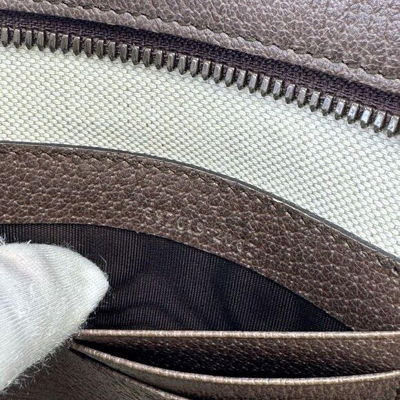 Rare Gucci Ophidia Web Khaki Clutch Bag - Picture 12 of 15